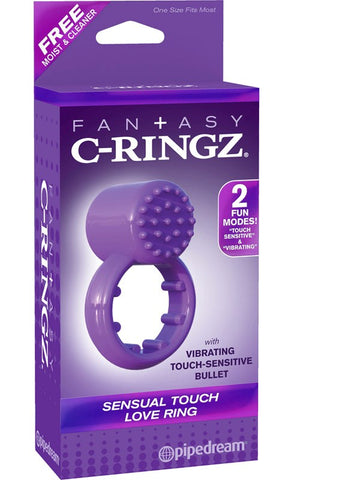 Fantasy C-Ringz Sensual Touch Vibrating Cock Ring - Cock Rings