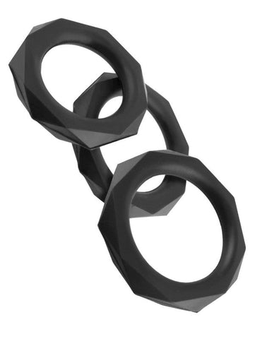 Fantasy C-Ringz Silicone Designer Stamina Cock Ring Set - Cock Rings