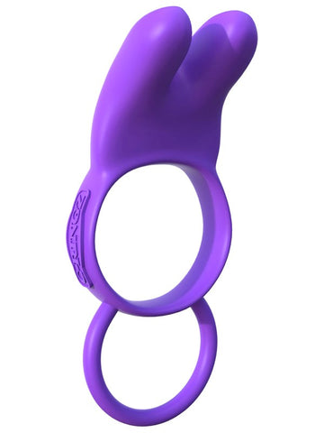 C-Ringz Twin Teazer Rabbit Cock Ring by Pipedream - Vibrating Cock Rings