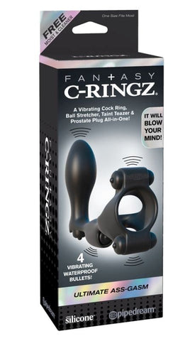 Fantasy C-Ringz Ultimate Ass-Gasm by Pipedream - Vibrating Cock Rings