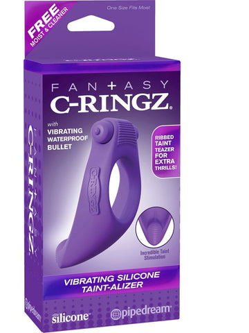 C-Ringz Vibrating Silicone Taint Alizer by Pipedream - Vibrating Cock Rings