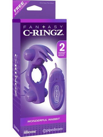 Fantasy C-Ringz Wonderful Wabbit by Pipedream - Vibrating Cock Rings