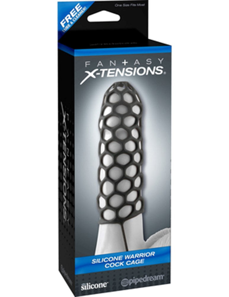 Fantasy X-Tensions Warrior Cock Cage - - Pumps, Extenders and Sleeves