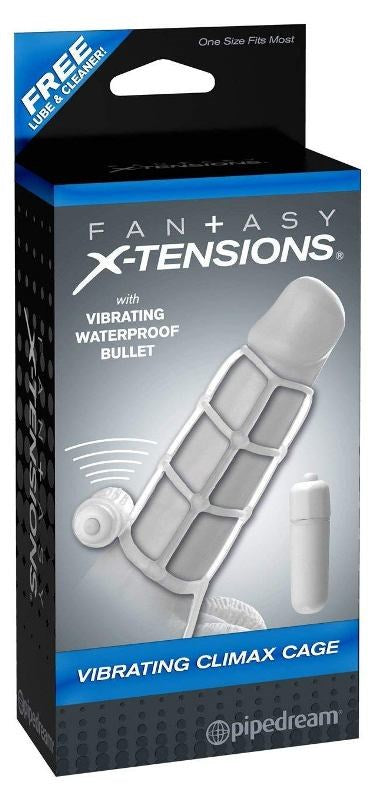 Fantasy Xtensions Vibrating Climax Cage - - Pumps, Extenders and Sleeves