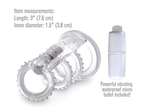 Fantasy X-Tensions Vibrating Cock Cage - Pumps, Extenders and Sleeves