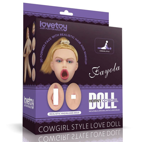 Fayola Horny Cowgirl Doll Inflatable Love Doll by Lovetoy - Love Dolls
