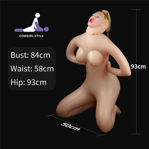 Fayola Horny Cowgirl Doll Inflatable Love Doll by Lovetoy - Love Dolls