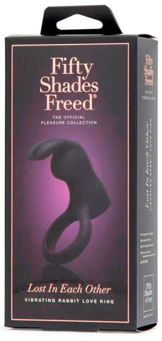 Fifty Shades Freed Lost In Each Other Rabbit Love Ring - Cock Rings