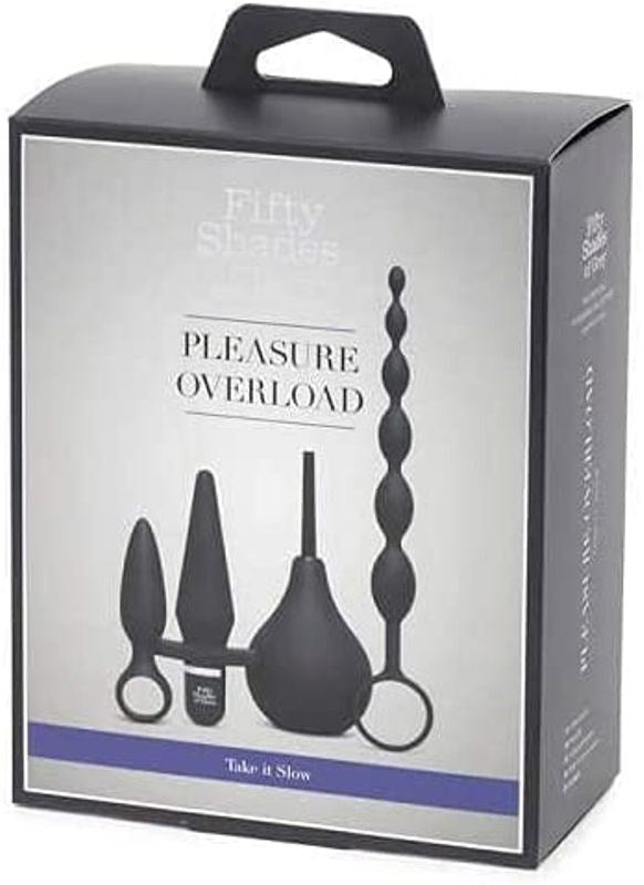 Fifty Shades of Grey Pleasure Overload Starter Anal Kit - - Butt Plugs