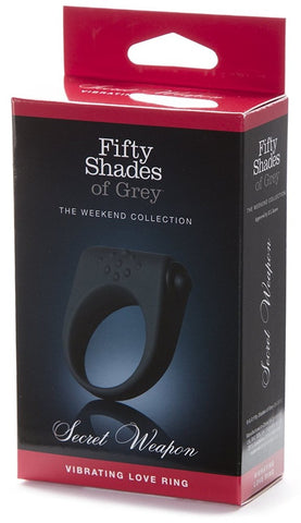 Fifty Shades of Grey Secret Weapon Vibrating Cock Ring - Cock Rings