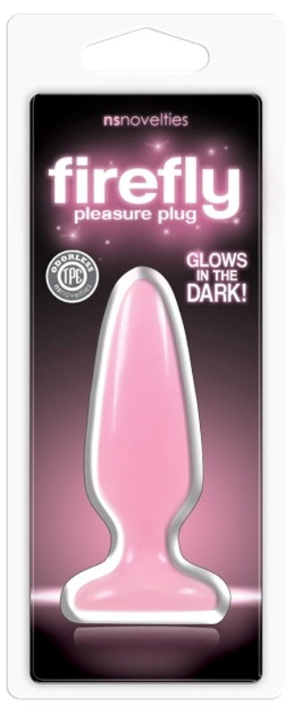 Firefly Pleasure Plug Small Pink - - Butt Plugs