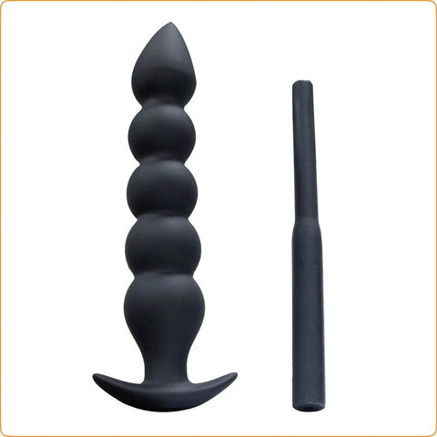 Five Ball Inflatable Dildo Anal Beads by BDStyle - Butt Plugs