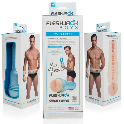 Boys Levi Karter Explosive Masturbator by Fleshjack - Masturbators and Strokers