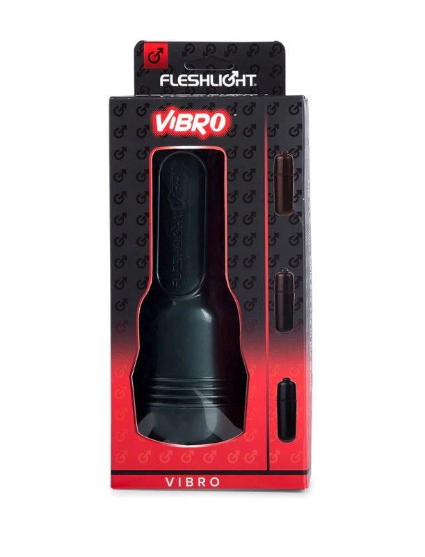 Fleshjack Vibro Pink Bottom - - Masturbators and Strokers