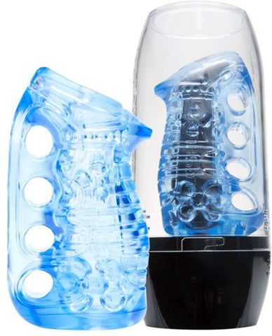 Fleshskins Grip Blue Ice 5.35 inches by Fleshlight - Fleshlight Male Masturbators