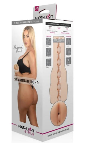 Girls Savannah Bond Sphincter Masturbator by Fleshlight - Realistic Butts And Vaginas