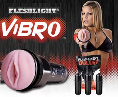 Vibro Lady Touch Masturbator by Fleshlight - Masturbators and Strokers