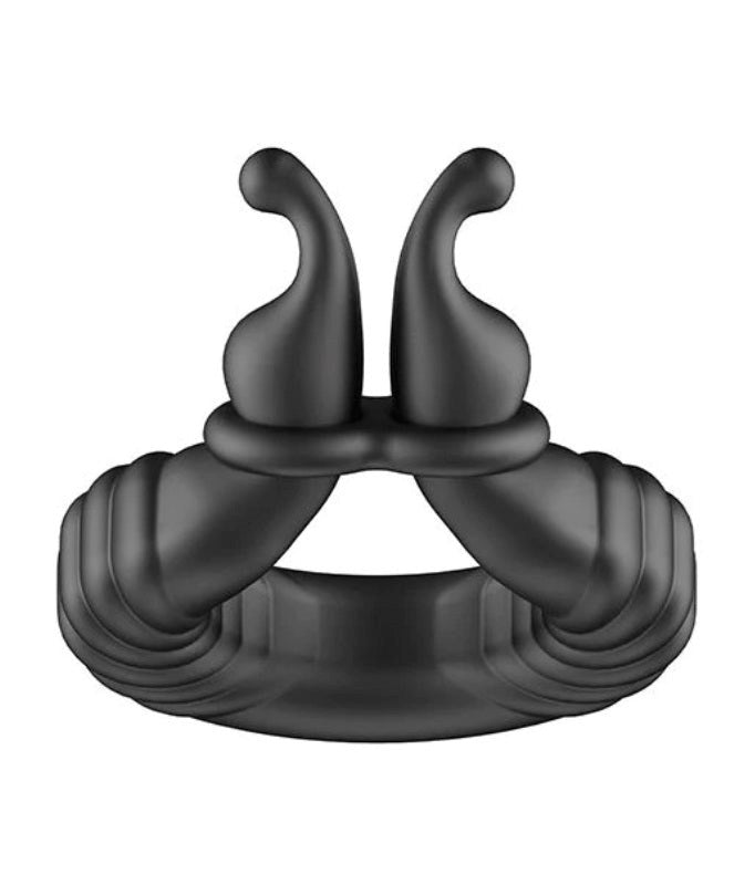 Forto F-24 Textured Vibrating Cock Ring - - Vibrating Cock Rings