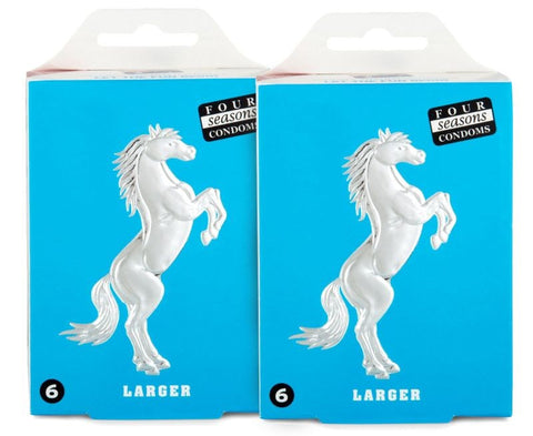 Larger Fitting Condoms Pack by Four Seasons - Condoms