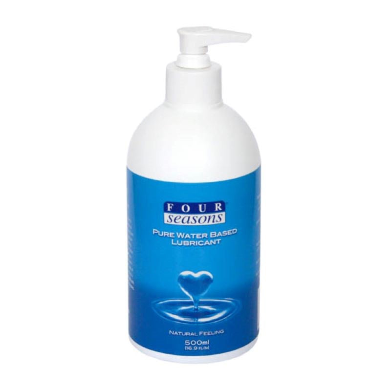 Four SeasonsWater Based Lube - 500ml Pump Bottle - - Water Based Lubes