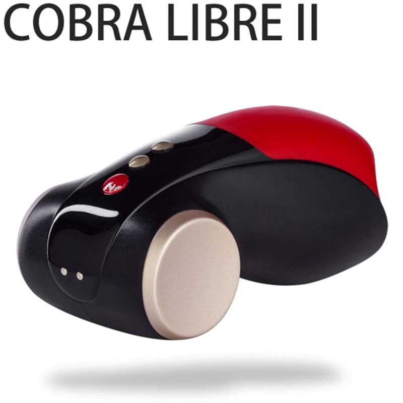 Fun Factory Cobra Libre 2 Black/Red - - Masturbators and Strokers