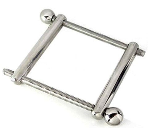 Gemini Ball Crushing Clamp by Hell's Couture - Ball and Cock Toys