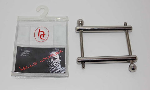 Gemini Ball Crushing Clamp by Hell's Couture - Ball and Cock Toys