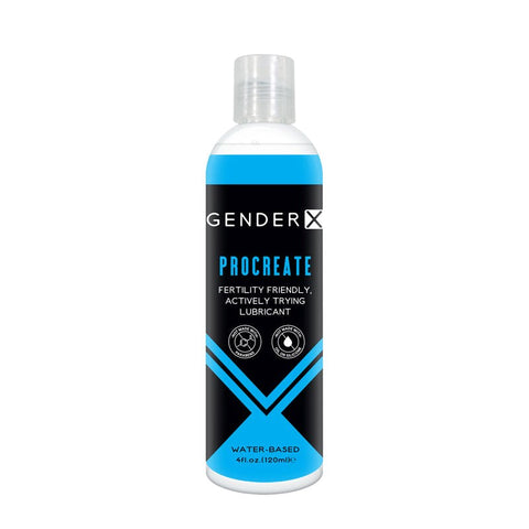 Gender X Procreate Fertility Lube 120 Ml by Evolved 120 - Water Based Lubes