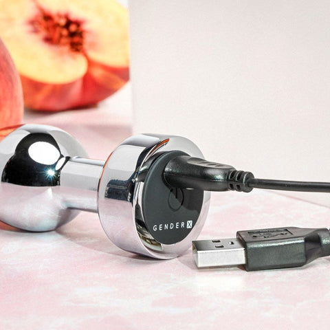 Gender X ROCKIN' METAL PLUG USB Rechargeable Butt Plug - Butt Plugs