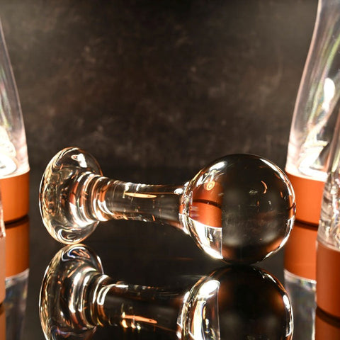 Gender X The Baller Clear Glass by Evolved Novelties - Butt Plugs