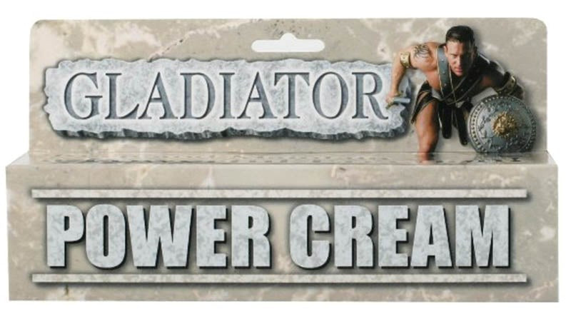 Gladiator Power Cream 44ml - - Delay and Excite Sprays