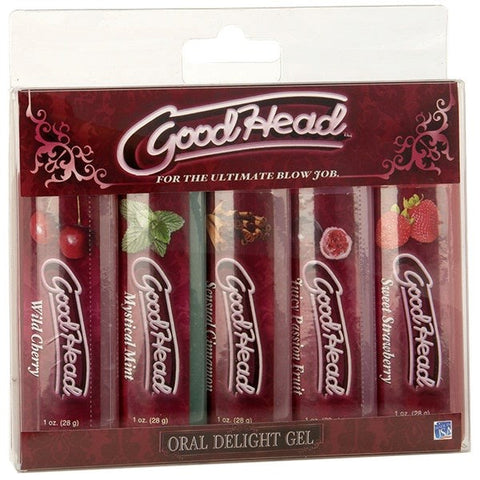 Good Head Oral Delight Adult Lubricant 5 Pack - Delay and Excite Sprays