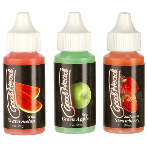 GoodHead Tingle Drops Watermelon Apple Strawberry Delay - Delay and Excite Sprays