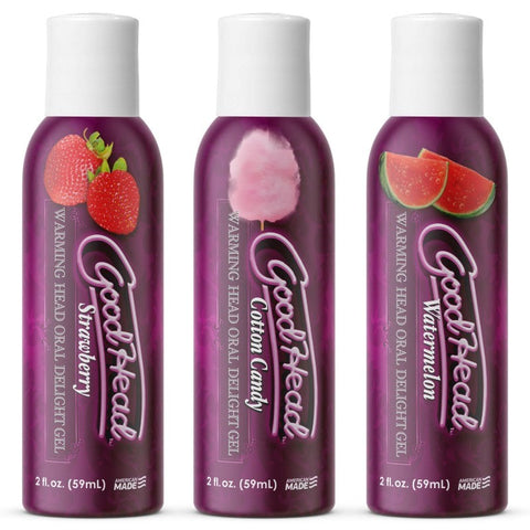 GoodHead Warming Head Delight Gel 3-Pack by Doc Johnson - Water Based Lubes