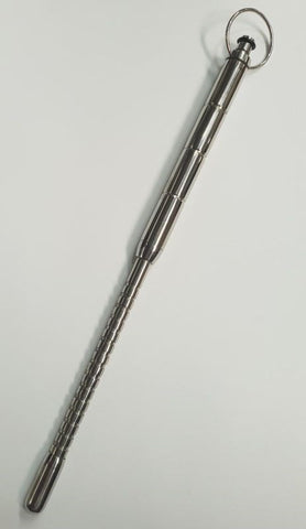 Groover Ribbed Vibrating Urethral Sound by Hell's Couture - Penis Plugs