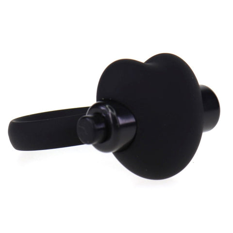 Heart Silicone Vibration Cock Ring by BDStyle - Cock Rings