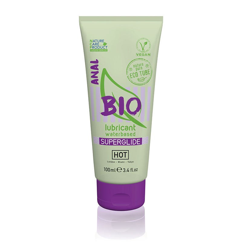 HOT BIO Superglide Anal Lube - 100 ml - - Water Based Lubes