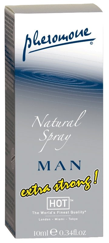 Hot Pheromones Man Natural Spray Extra Strong 10ml - - Delay and Excite Sprays