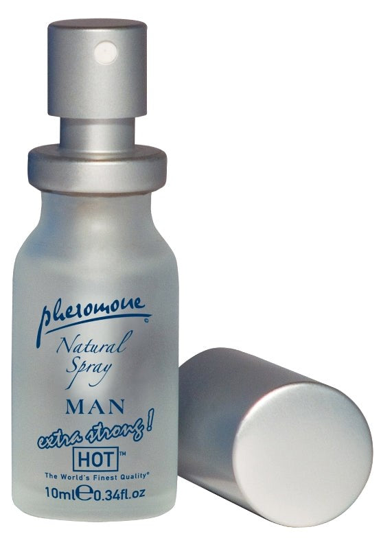 Hot Pheromones Man Natural Spray Extra Strong 10ml - - Delay and Excite Sprays