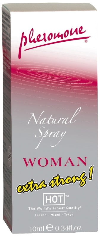 Hot Pheromones Woman Natural Spray Extra Strong 10ml - - Delay and Excite Sprays