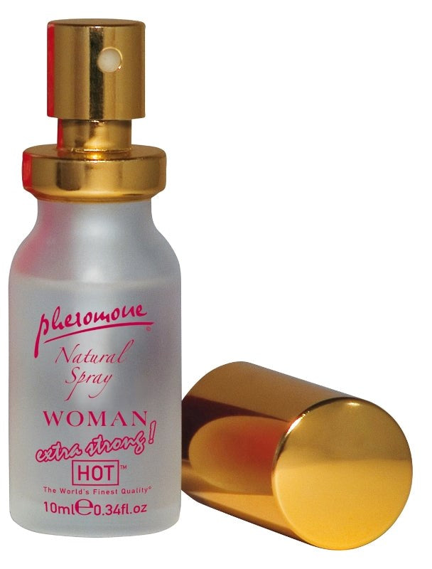 Hot Pheromones Woman Natural Spray Extra Strong 10ml - - Delay and Excite Sprays