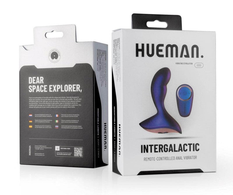 Hueman Intergalactic Remote Controlled Anal Vibrator - - Butt Plugs