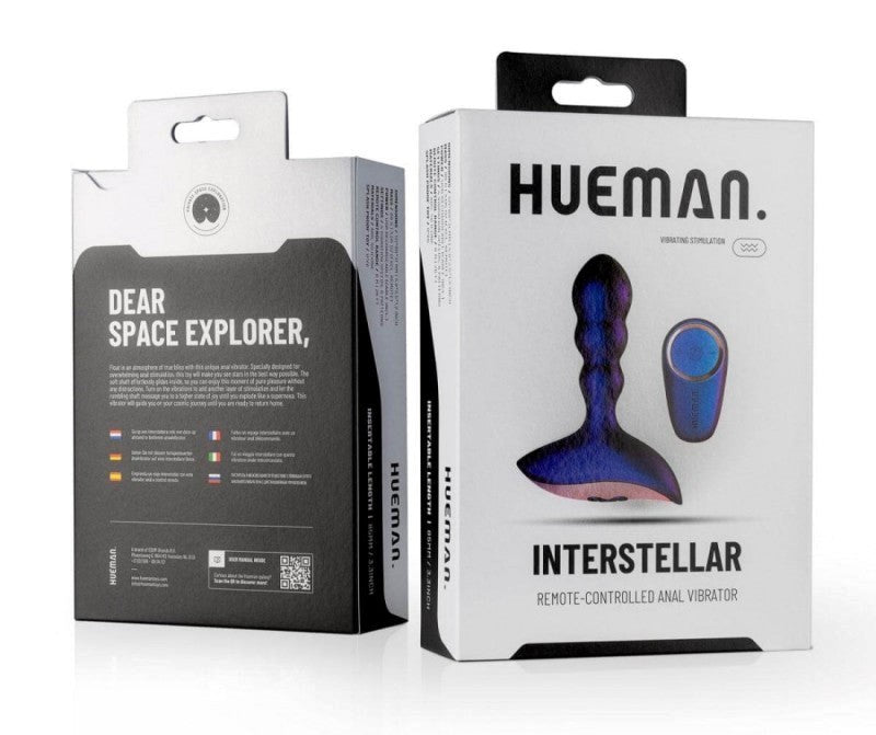 Hueman Interstellar Remote Controlled Anal Vibrator - - Butt Plugs