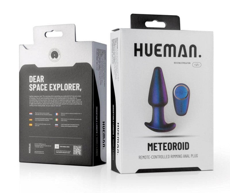 Hueman Meteoroid Remote Controlled Rimming Anal Plug - - Butt Plugs