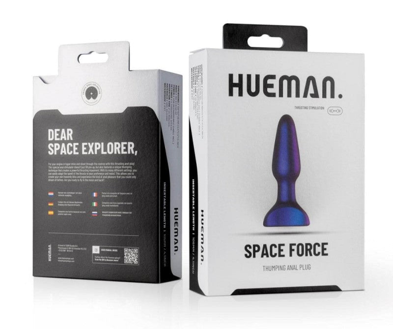 Hueman Space Force Thumping Anal Plug - - Anal Vibrators