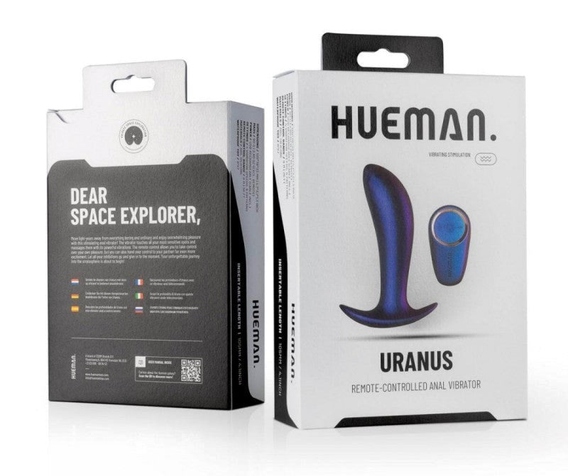 Hueman Uranus Remote Controlled Anal Vibrator - - Butt Plugs