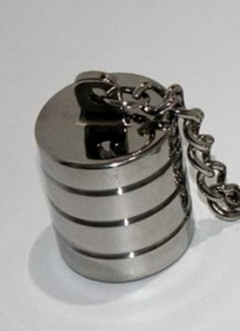 Hung Low Steel Ball Stretcher by Hell's Couture - Ball and Cock Toys