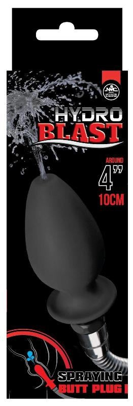 Hydro Blast 4 Silicone Douche Black - - Anal Cleansing