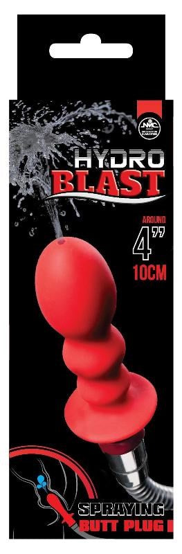 Hydro Blast 4 Silicone Douche Red - - Anal Cleansing