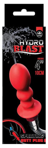 Hydro Blast 4 Silicone Douche Red Anal Cleanser - Anal Cleansing